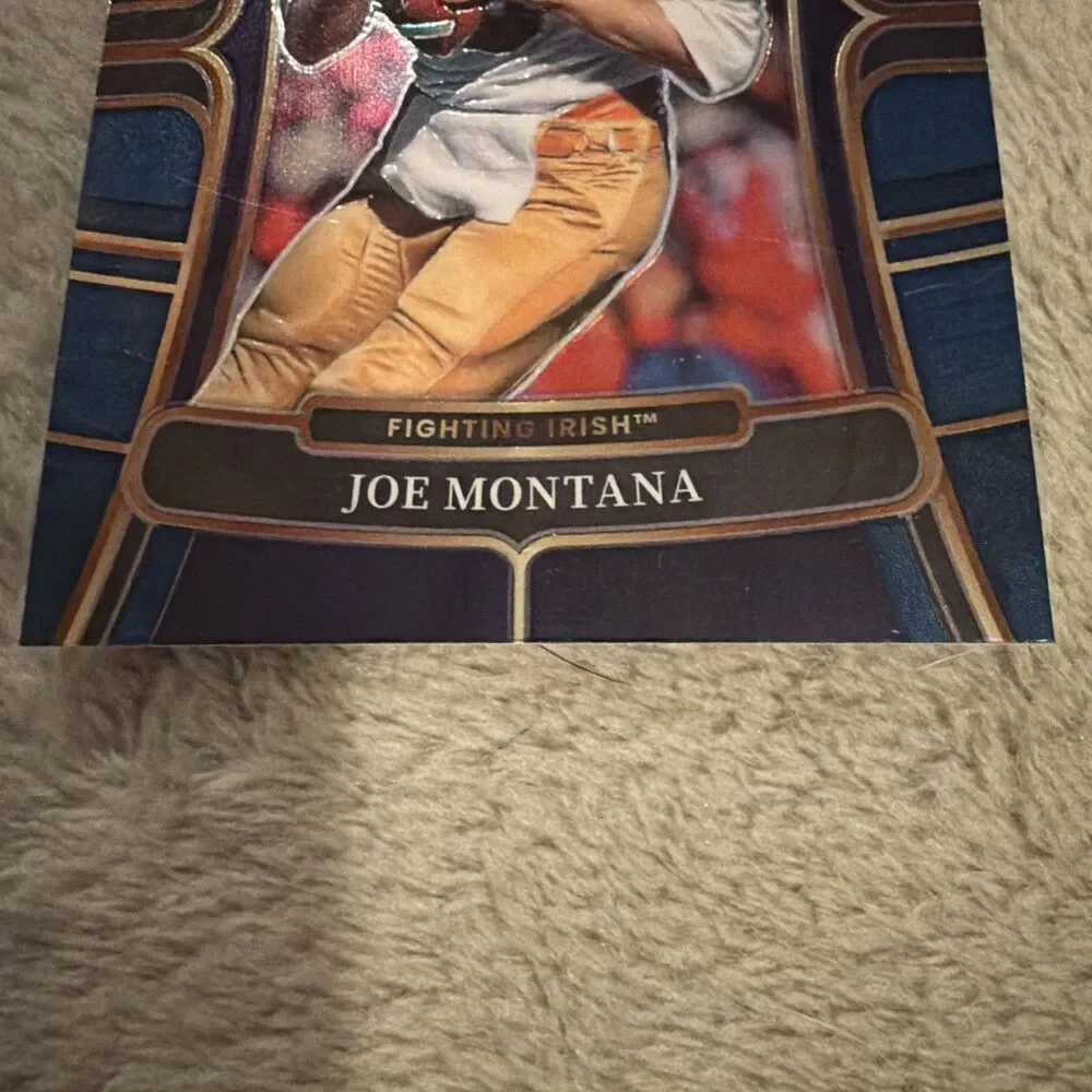 2023 Panini Select Draft Picks - Concourse Joe Montana #95 Blue